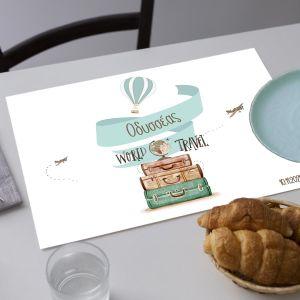 Placemat, Journey, world travel 2