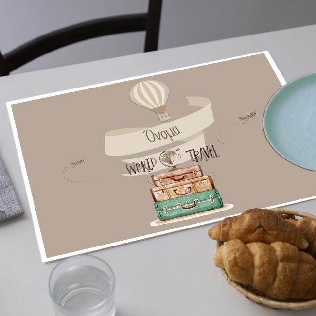 Placemat, Journey brown pallette