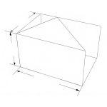 Cardboard Cake pieces