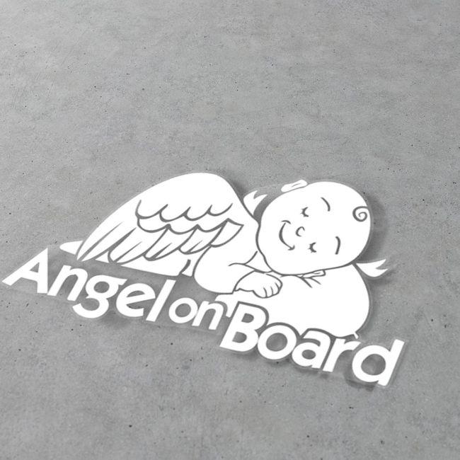 Baby car sticker Baby angel on Board