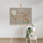 Canvas print Vaptism welcome, Journey brown pallette