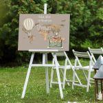 Canvas print Vaptism welcome, Journey brown pallette