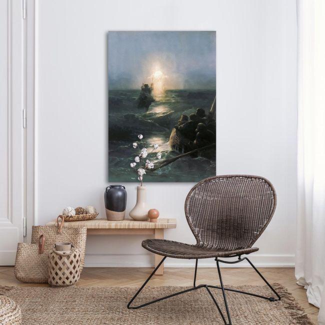 Canvas printJesus walking on the waters, Aivazovsky I.
