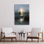 Canvas printJesus walking on the waters, Aivazovsky I.
