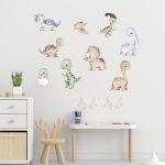 Wall stickers Cute watecolor dinos