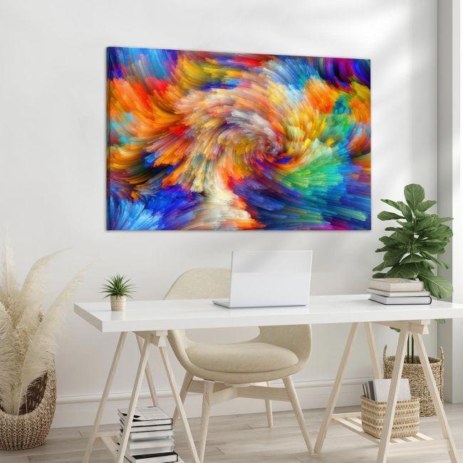 Canvas print Color swirl