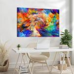 Canvas print Color swirl
