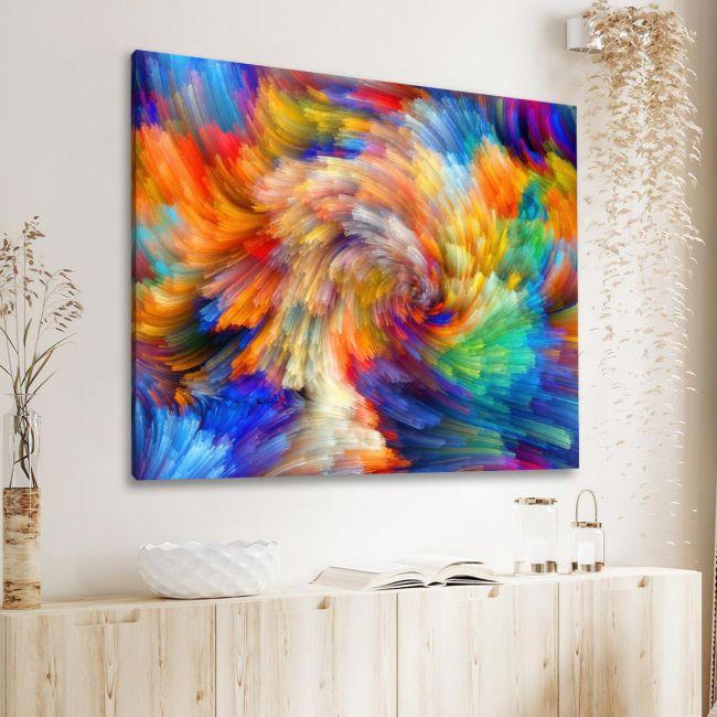 Πίνακας σε καμβά Color swirl