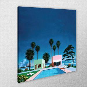 Canvas print Pacific breeze,reart (original Nagai H.), reproduction 2