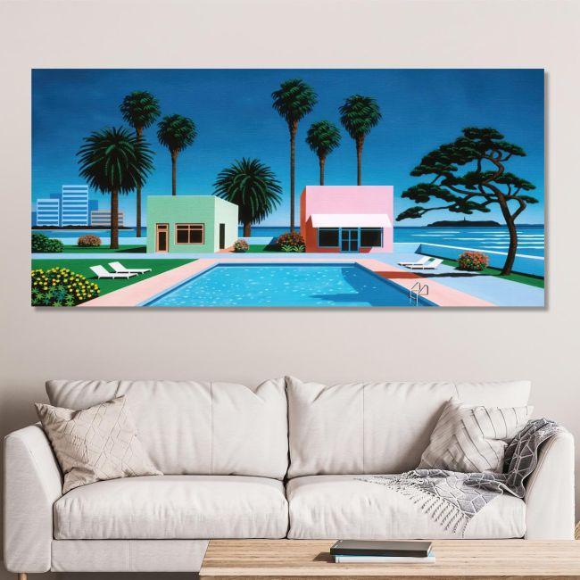 Canvas print Pacific breeze, reart (original Nagai Hiroshi)