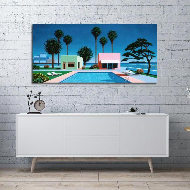 Canvas print Pacific breeze, reart (original Nagai Hiroshi)