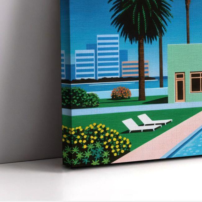 Canvas print Pacific breeze, reart (original Nagai Hiroshi)