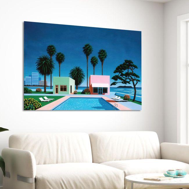 Canvas print Pacific breeze, reart (original Nagai Hiroshi)