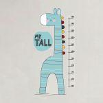 Mr Tall height stickers