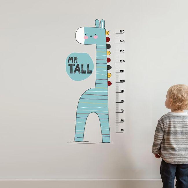 Mr Tall height stickers