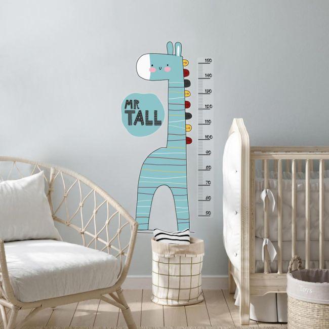 Mr Tall height stickers