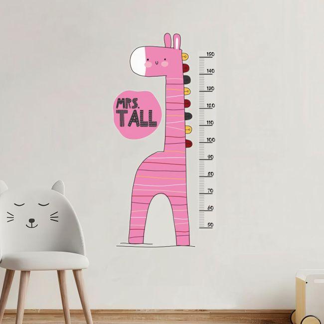 Mrs Tall height stickers