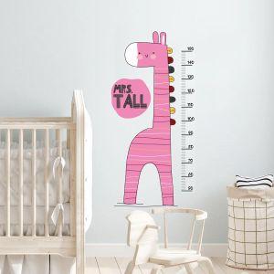 Mrs Tall height stickers