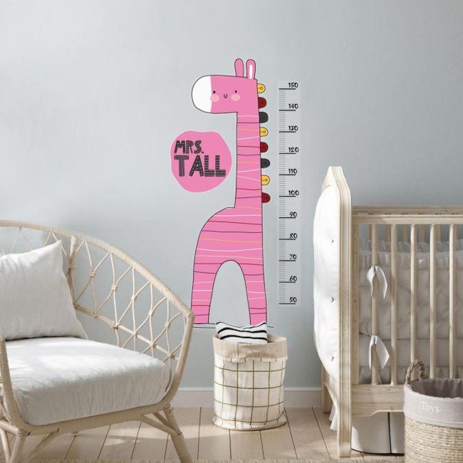 Mrs Tall height stickers
