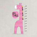 Mrs Tall height stickers