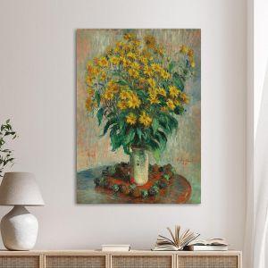 Canvas print Artichoke flowers, Monet C.
