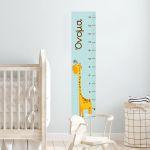 Wall stickers height measure, Giraffeand bird
