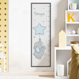 Wall stickers height measure Elephant in the stars 2