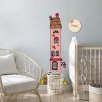 Wall stickers height measure The princess's tower