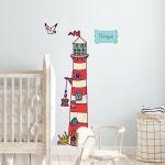 Wall stickers height measure, Lighthouse