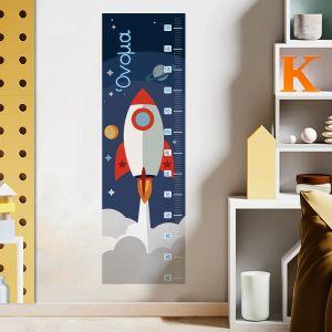 Wall stickers height measure Rocket 2