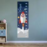 Wall stickers height measure Rocket