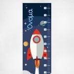 Wall stickers height measure Rocket