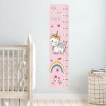 Wall stickers height measure Unicorn