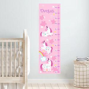 Wall stickers height measure Forest animals 2