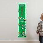 Kids wall stickers heightmeasure, football
