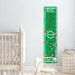 Kids wall stickers heightmeasure, football