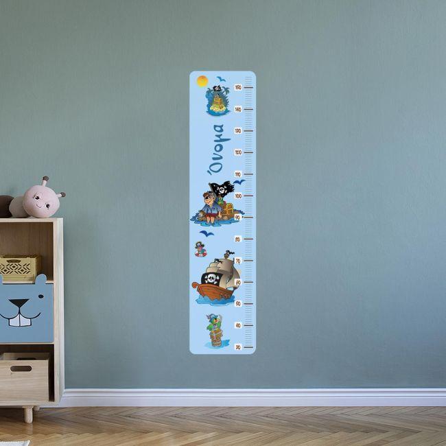 Wall stickers height measure Pirates
