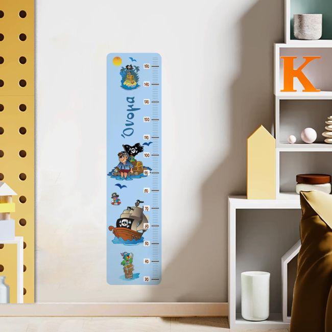 Wall stickers height measure Pirates