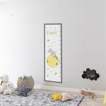 Wall stickers height measure Elephant on the moon