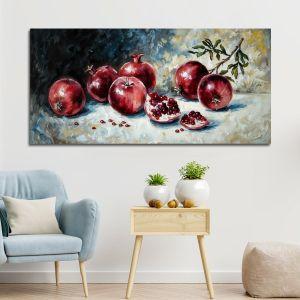 Canvas print Pomegranate, panoramic