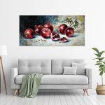 Canvas print Pomegranate, panoramic