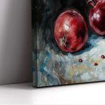 Canvas print Pomegranate, panoramic