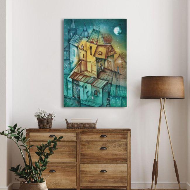 Canvas print Cubistic city III