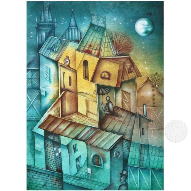 Πίνακας σε καμβά Cubistic city ΙΙΙ