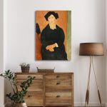 Canvas print Italian woman, Modigliani Amedeo