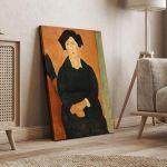 Canvas print Italian woman, Modigliani Amedeo