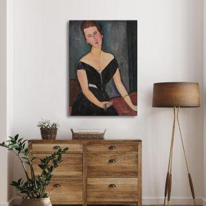 Canvas print Madame G. van Muyden Modigliani Amedeo Framed canvas View 1 2