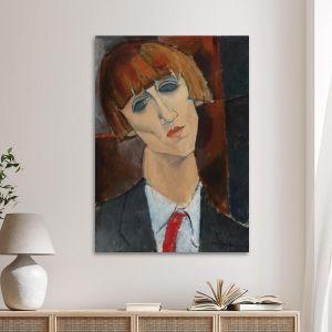 Canvas print Madame Kisling, Modigliani Amedeo