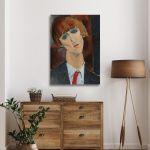 Canvas print Madame Kisling, Modigliani Amedeo