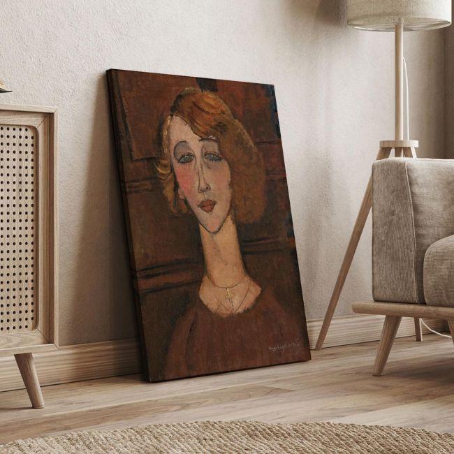 Canvas print Renée, Modigliani Amedeo